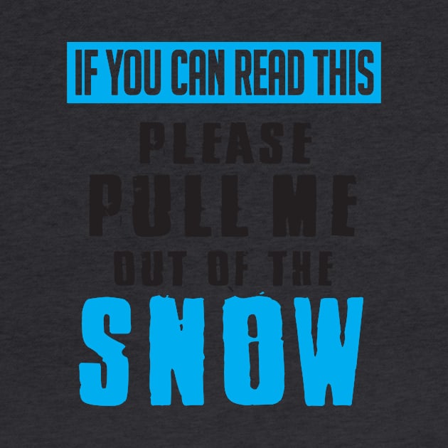 Winter: If you can read this please pull me out of the snow by nektarinchen